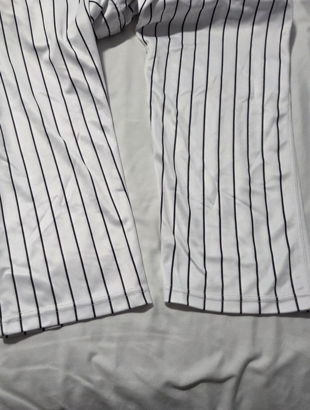 Rawlings White Joggers with Black Pinstripe Design